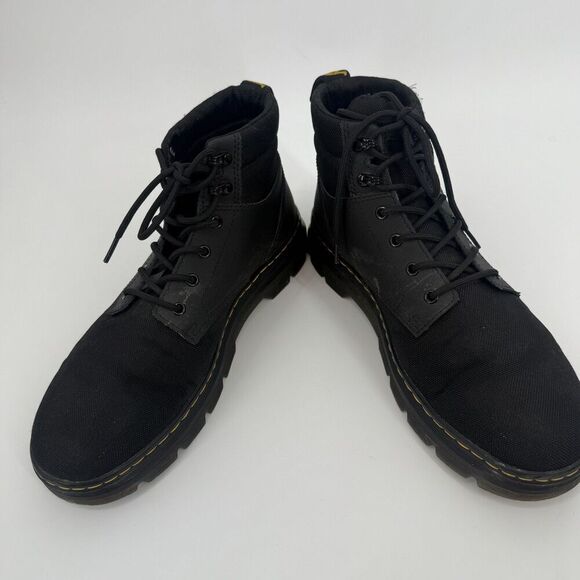 DR. MARTENS RAKIM UTILITY CHUKKA BOOTS Black Canvas Gorpcore Preppy SIZE Men 13